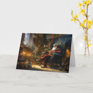 Santa's Cosy Christmas Break Card