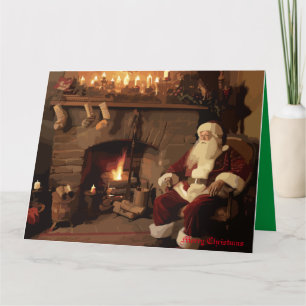Santa's Cozy Nook Card