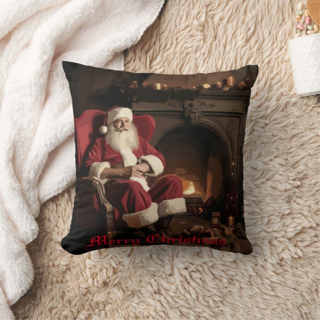 Santa's Cozy Nook Cushion (Blanket)