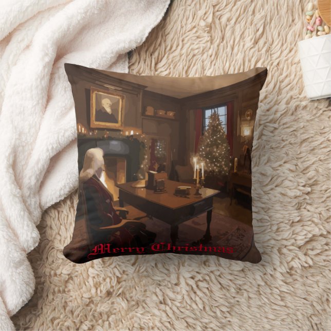 Santa's Cozy Nook Cushion (Blanket)