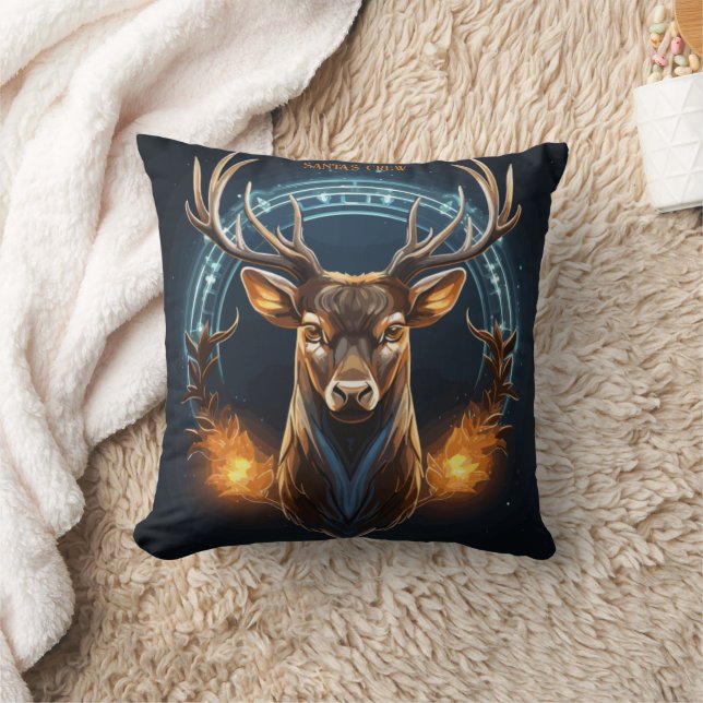 Santa's Crew  Cushion (Blanket)