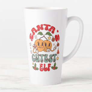 Santa's Cutest Elf Sublimation-80881 Latte Mug