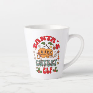 Santa's Cutest Elf Sublimation-80881 Latte Mug