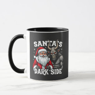 Santa's Dark Side Christmas Evil Krampus  Mug
