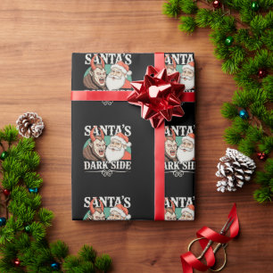Santa's Dark Side Krampus Krampusnacht Christmas Wrapping Paper