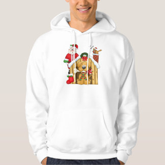 Santa's Dog House - Basic Hooded Sweatshirt