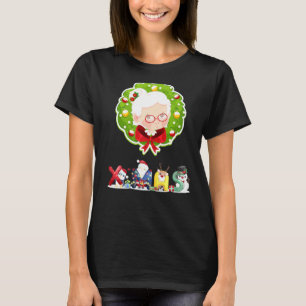 Santa's Elf Granny Group Matching 2021 Helper T-Shirt