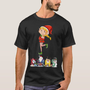 Santa's Elf Pajama Group Matching 2021 Helper T-Shirt