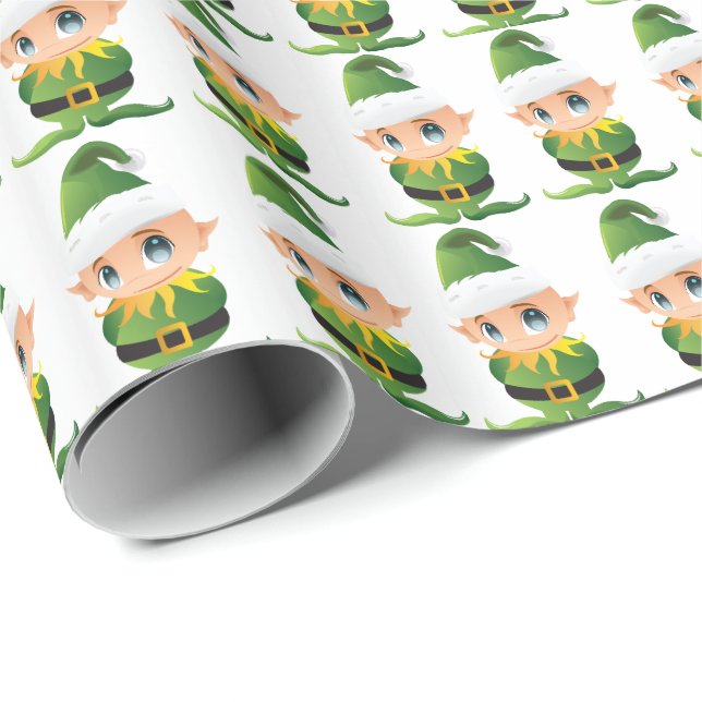 Santa's Elves Christmas Gift Paper (Roll Corner)