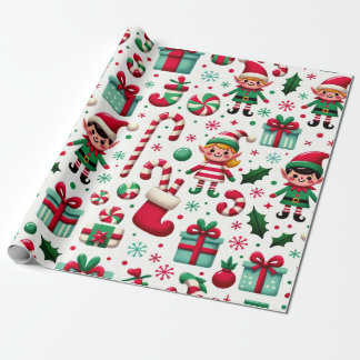 Santa's Elves Wrapping Paper