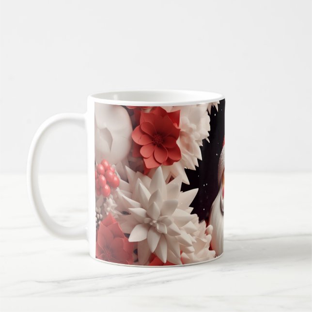 Santa's Enchanted Night Garden Classic Mug (Left)