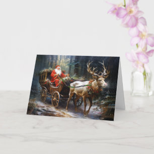 Santa's Enchanting Yuletide Journey Card