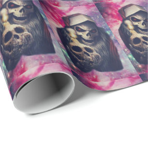 Santa's Evil Twin Lost in Space Wrapping Paper