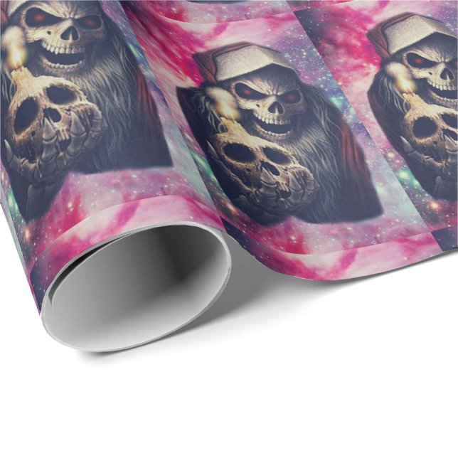 Santa's Evil Twin Lost in Space Wrapping Paper (Roll Corner)