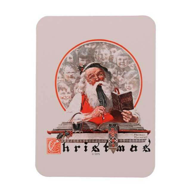 Santa's Expenses Magnet (Vertical)