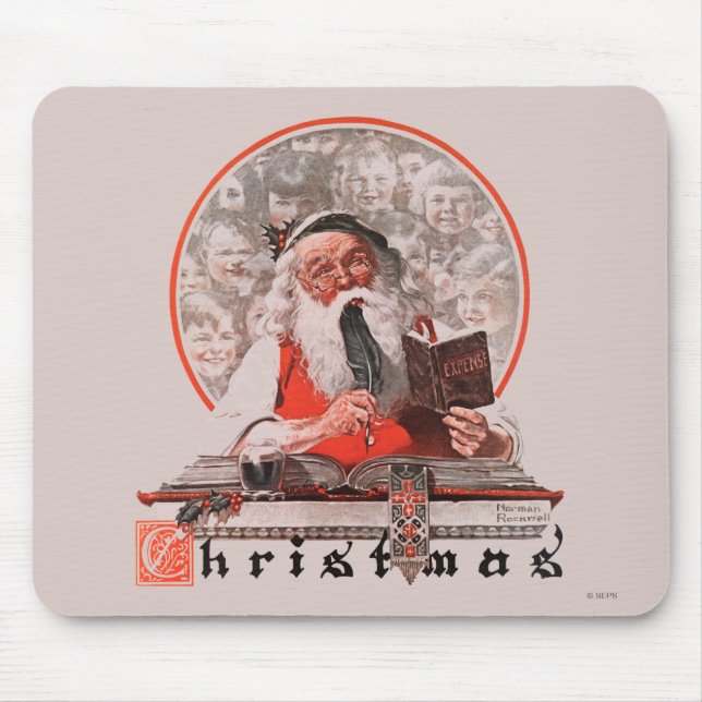 Santa's Expenses Mouse Mat (Front)