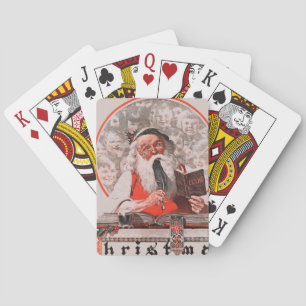 Santa's Expenses Playing Cards