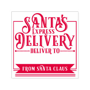 Santa's Express Delivery From Santa Christmas Self-inking Stamp