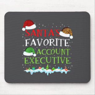 Santa's Favorite Account Executive Fun Christmas  Mouse Mat