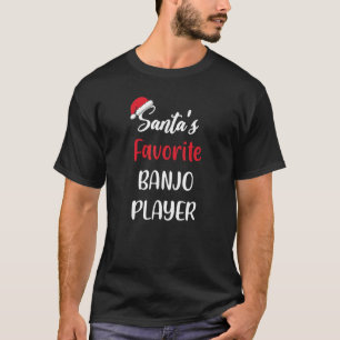 Santas Favorite Banjo Player Christmas banjo 1 T-Shirt