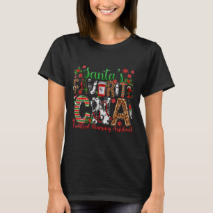 Santa's Favorite Cna Certified Nursing Istant Chri T-Shirt