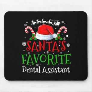 Santa's Favorite Dental Istant Christmas Party  Mouse Mat