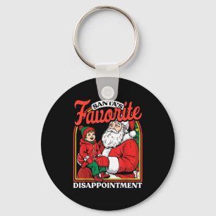 Santas Favorite Disapintment Funny Sarcastic Chris Key Ring