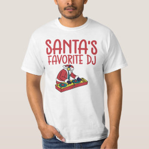 Santa's Favorite DJ Christmas T-Shirt
