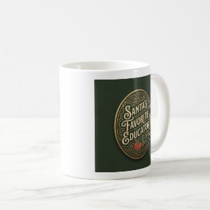 Santas Favorite Educator Christmas Teacher Mug