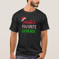 Santas Favorite ER nurse Chritsmas