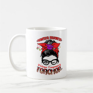 Santa's Favorite Foreign Language Teacher Christma Coffee Mug