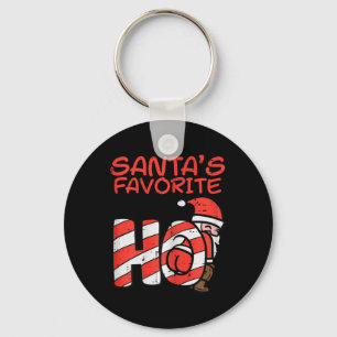 Santas Favorite Funny Naughty Adult Christmas Xmas Key Ring