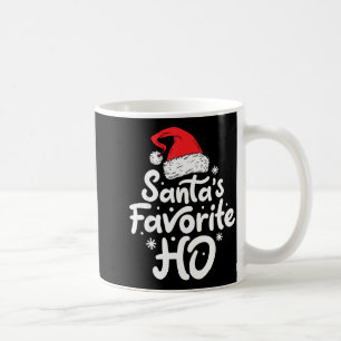 Santa's Favorite Ho Funny Christmas Women Xmas San Coffee Mug