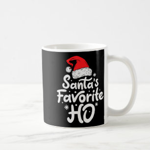 Santa's Favorite Ho Funny Christmas Women Xmas San Coffee Mug