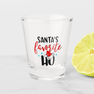 Santa's Favorite Ho Funny Christmas Xmas Shot Glass