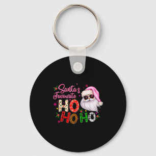 Santa's Favorite Ho Ho Ho Santa Claus Nk Christmas Key Ring