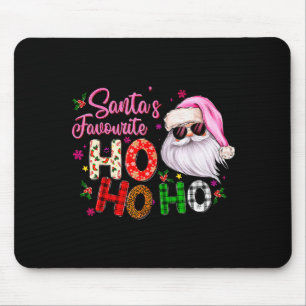Santa's Favorite Ho Ho Ho Santa Claus Nk Christmas Mouse Mat