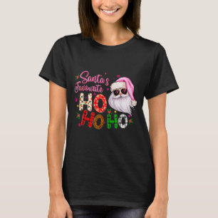 Santa's Favorite Ho Ho Ho Santa Claus Nk Christmas T-Shirt