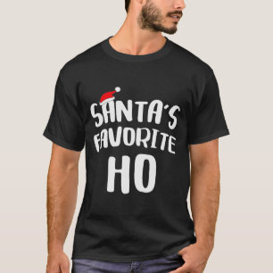 Santa's Favorite Ho Long Sleeve Shirt Funny Christ