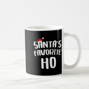 Santa's Favorite Ho Long Sleeve Shirt Funny Christ Coffee Mug