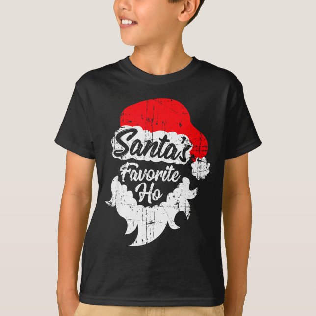 Santas Favorite Ho Shirt Funny Adult Girl Christma (Front)