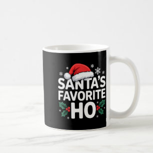 Santa's Favorite Ho Tee Funny Christmas Graphic  Coffee Mug