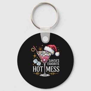 Santa's Favorite Hot Mess Long Sleeve Key Ring
