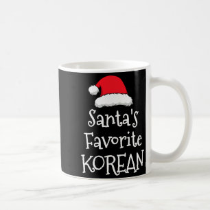 Santas Favorite Korean Christmas Funny Xmas Pajama Coffee Mug
