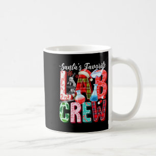 Santas Favorite Lab Crew Christmas Laboratory Tech Coffee Mug