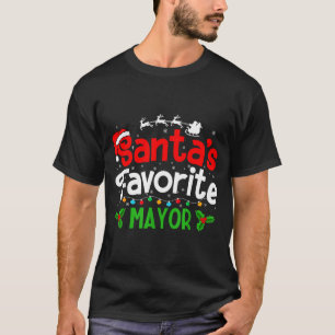 Santa's Favorite Mayor Christmas Party  T-Shirt