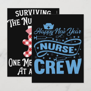 Santa's Favorite Nurse Professional Funny Christma Holiday Postcard