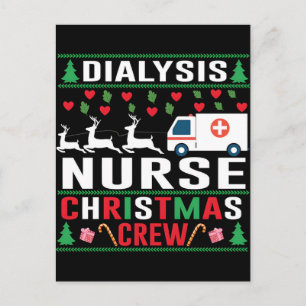 Santa's Favorite Nurse Professional Funny Christma Holiday Postcard