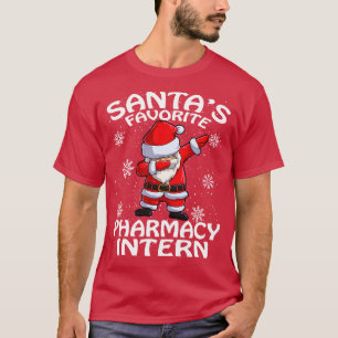 Santas Favorite Pharmacy Intern Christmas T-Shirt