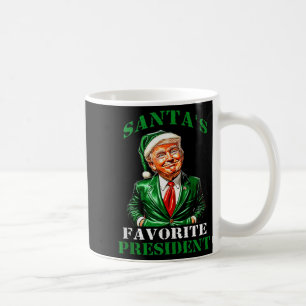 Santas Favorite President Funny Santa Trump 2024 C Coffee Mug